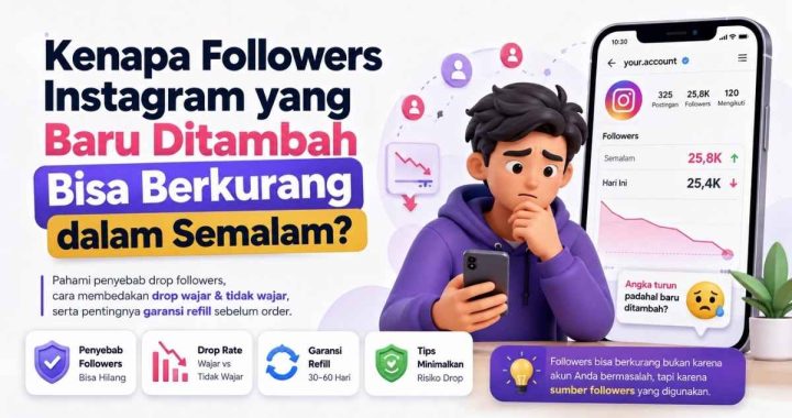 Kenapa Followers Instagram yang Baru Ditambah Bisa Berkurang dalam Semalam?