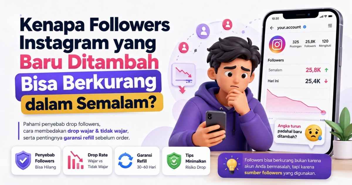 followers langsung hilang dalam semalam