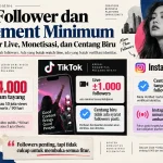 syarat follower minimum untuk fitur live dan monetisasi media sosial